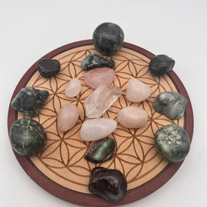 Crystal Grid Love – Herzöffnung, Verbindung & Selbstliebe