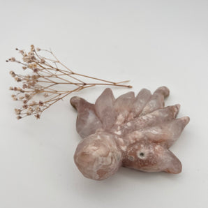 Kirschblüten Achat - Oktopus 3