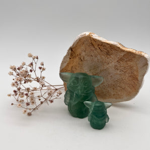 Fluorit Yoda – Hüter deiner Klarheit