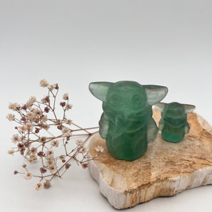 Fluorit Yoda – Hüter deiner Klarheit