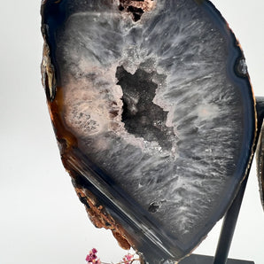 Achat-Geoden-Schmetterling (Einzelstück, 3 kg+) – Stabilität, Schutz & erdende Schönheit