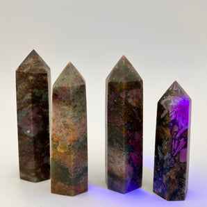 Rubin in Fuchsit - Spitze