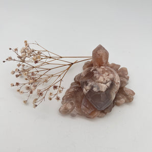 Kirschblüten Achat - Schildkröte 5