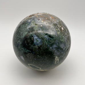 Moosachat Kugel XL – Erdung, Wachstum & natürliche Balance