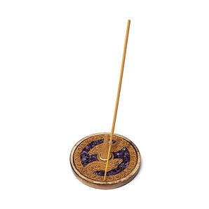 Räucherstäbchen & Kegel Halter Heilende Hände Amethyst