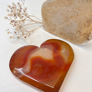 Karneol Herz – Lebensfreude, Mut & gelebte Leidenschaft