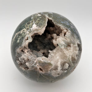 Moosachat Kugel XL – Erdung, Wachstum & natürliche Balance