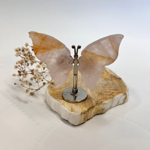 Rosenquarz Schmetterling – dein Herzflügel für Liebe, Sanftmut & Harmonie
