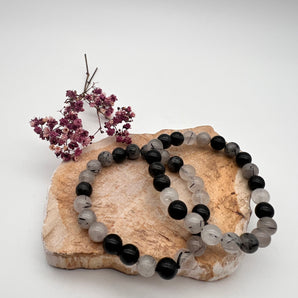 Turmalin Quarz - Armband 8mm