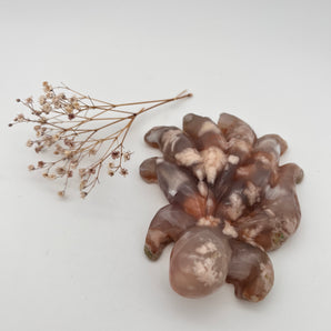 Kirschblüten Achat - Oktopus 2