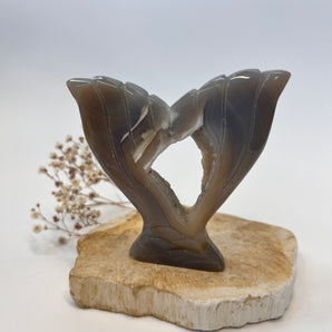 Achat-Flosse – Wellen der Wandlung