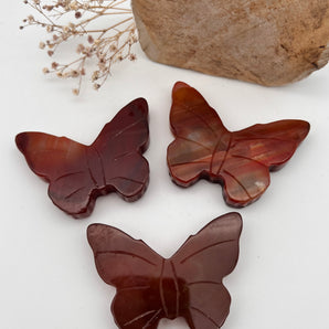 Karneol Schmetterling – Wandlung, Lebensfreude & innere Stärke