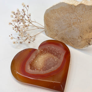 Karneol Herz – Lebensfreude, Mut & gelebte Leidenschaft