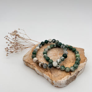 Baumachat Armband – Verbindung, Ausgeglichenheit & Naturkraft