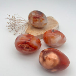 Karneol-Ei – Lebenskraft & Kreativität in Eiform