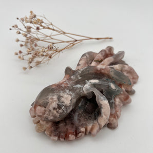 Kirschblüten Achat - Oktopus 1