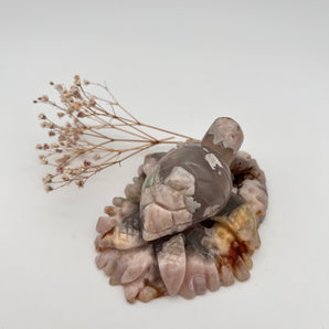 Kirschblüten Achat - Schildkröte 2