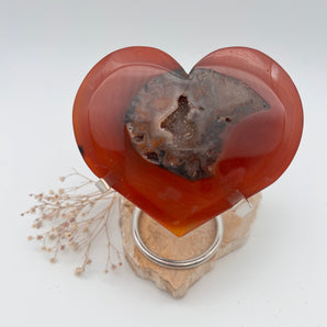 Karneol Herz – Mut, Lebensfreude & Selbstliebe