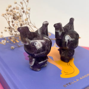 Amethyst Kuromi – Freche Magie & sanfte Klarheit