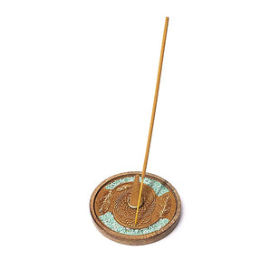 Räucherstäbchen & Kegel Halter Traumfänger Amazonit