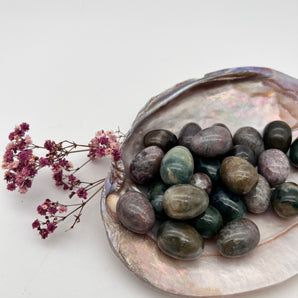 Mini-Ei des Meeres – Ocean Jaspis für emotionale Balance