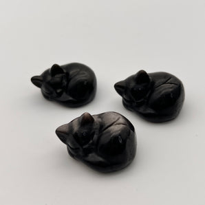 Silber Obsidian - Katze