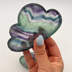 Fluorit Wolken-Schale – Leichtigkeit, Klarheit & spirituelle Führung